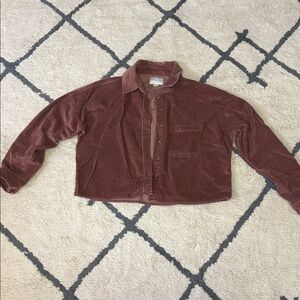 American Eagle Dusty Rose Corduroy Jacket